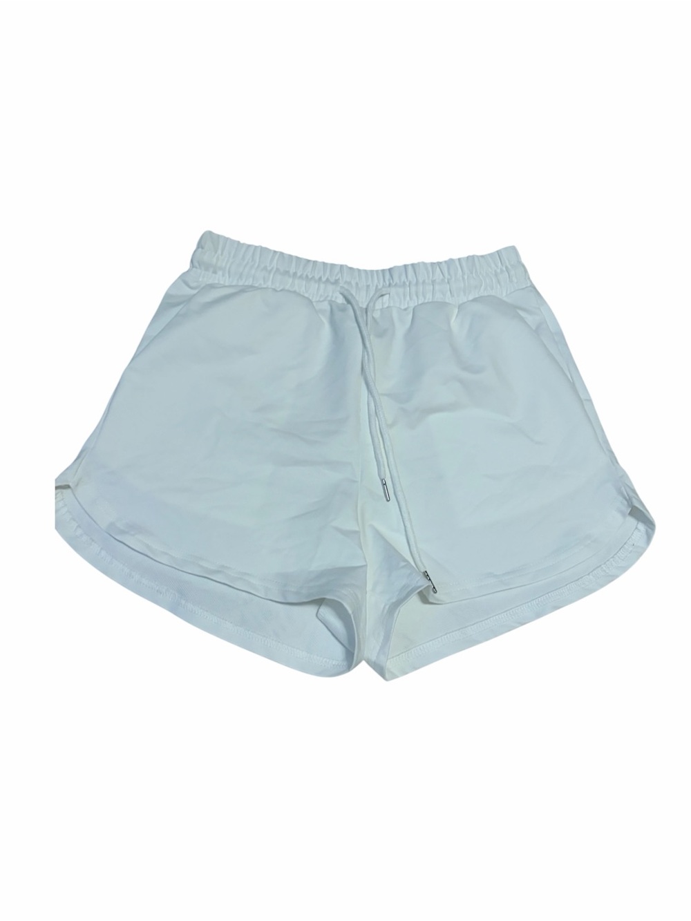 SHEIN small Women's White Drawstring Athletic Lounge Shorts